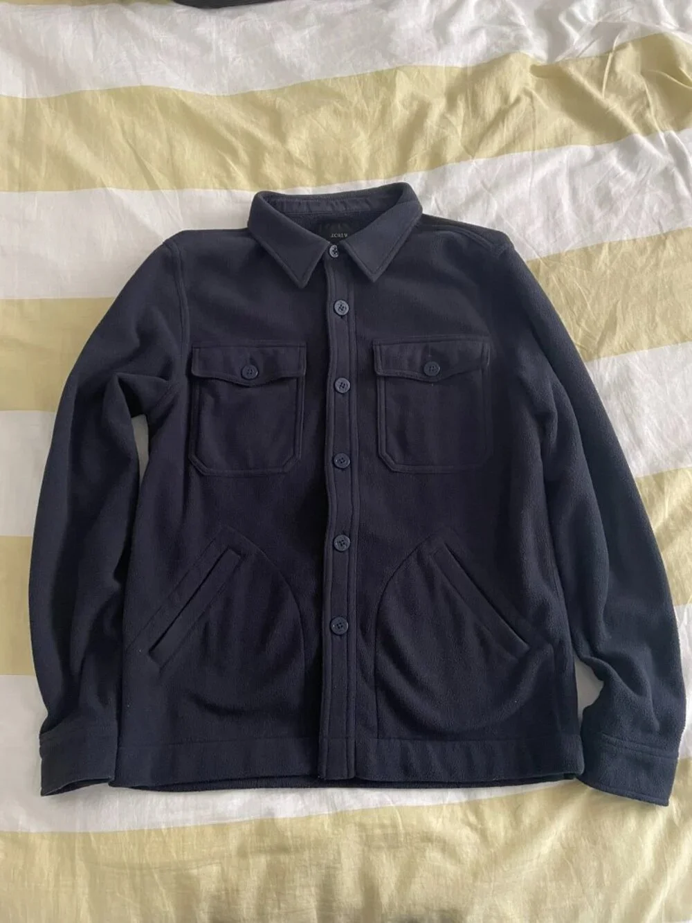 J. Crew Mens Navy Shirt Jacket (S)